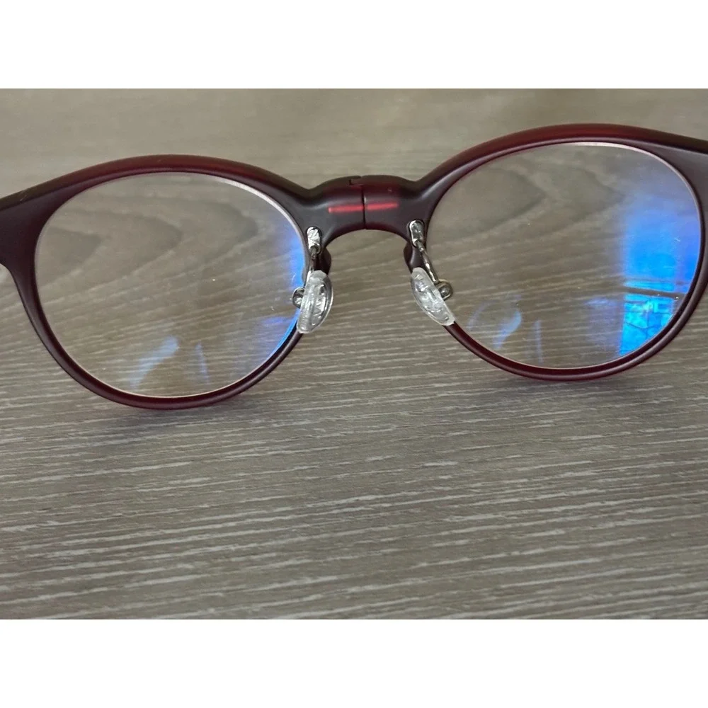 Slastik Magnetic Front‎ Connection Reading Glasses Burgundy FRAMES Biobased